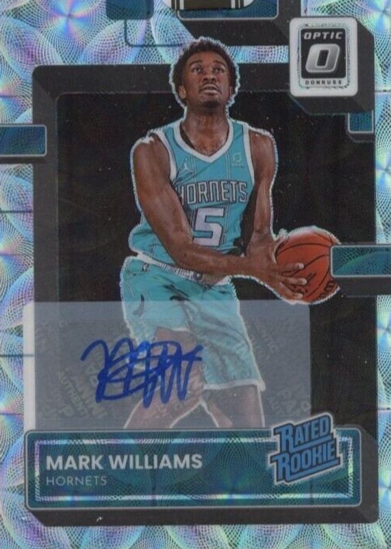 Mark Williams 2022 Optic #245 Rated Rookie Signatures - Premium Box Set /10 PSA 10