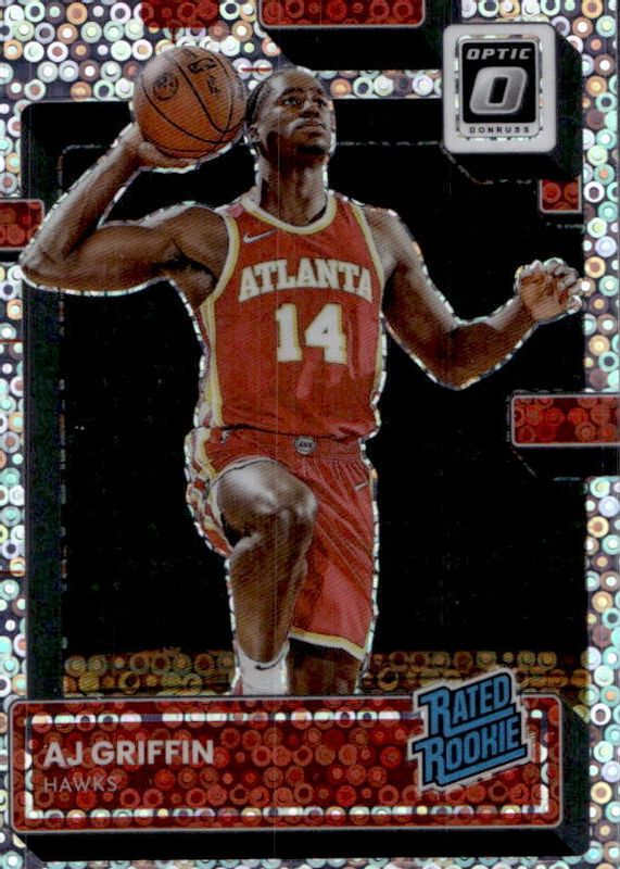 AJ Griffin 2022 Optic #204 Fast Break Rookie PSA 10