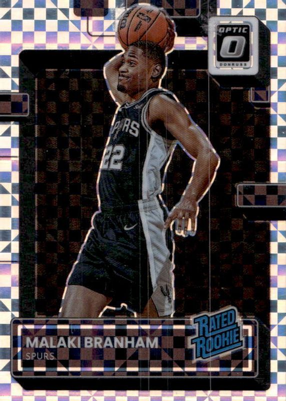 Malaki Branham 2022 Optic #222 Checkerboard Rookie PSA 10