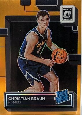 Christian Braun RC auto /25シリ PSA10 完璧 Christian Braun 2022 Select #195 Premier Level Zebra /(SSP