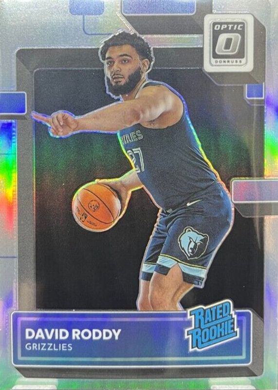 David Roddy 2022 Optic #225 Holo Rookie RAW