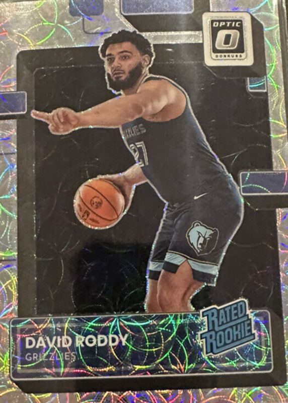 David Roddy 2022 Optic #225 Premium Box Set /249 Rookie SGC 10