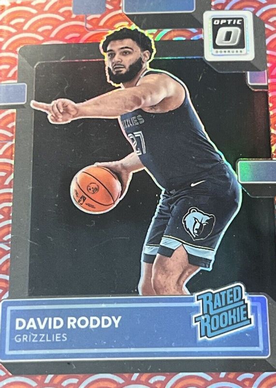 David Roddy 2022 Optic #225 Photon /(SSP) Rookie BGS 9.5