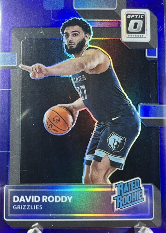 David Roddy 2022 Optic #225 Purple Rookie PSA 10