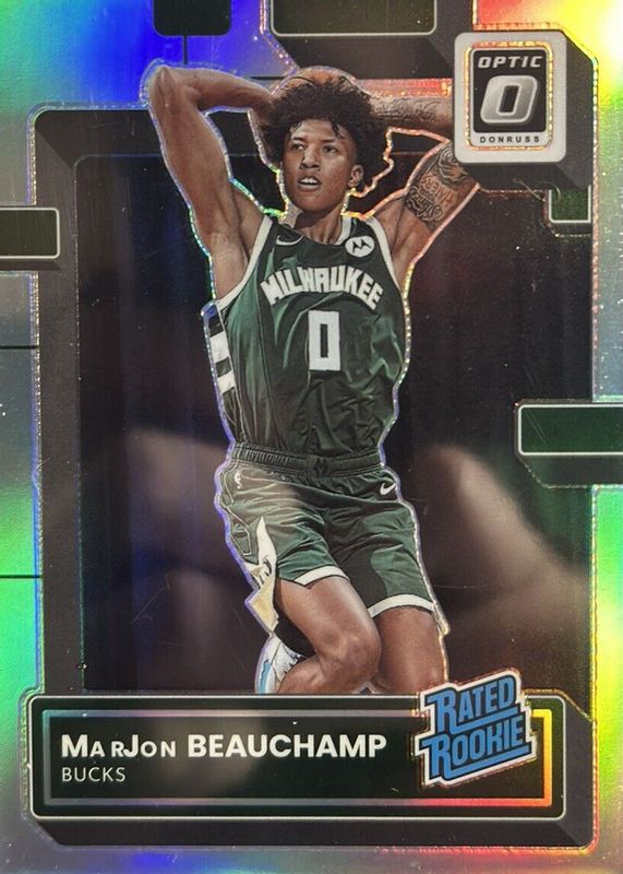 MarJon Beauchamp 2022 Optic #210 Holo Rookie PSA 10