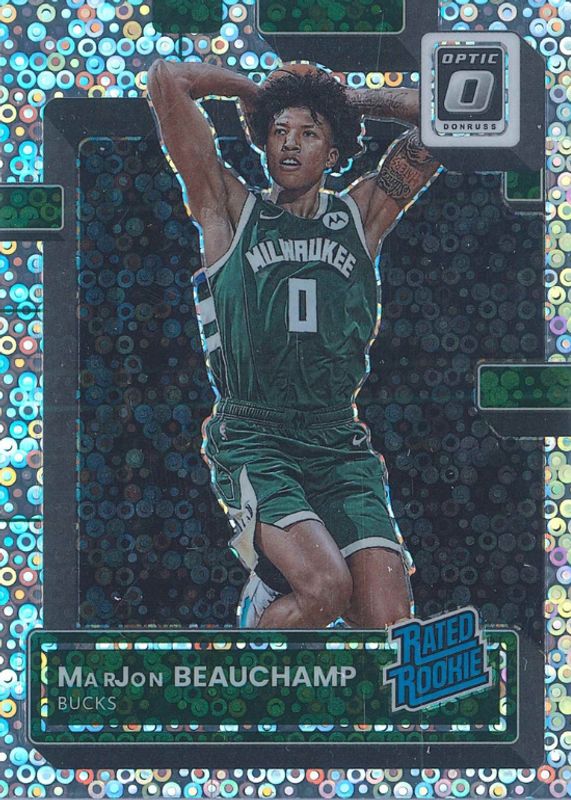 MarJon Beauchamp 2022 Optic #210 Fast Break Rookie PSA 10