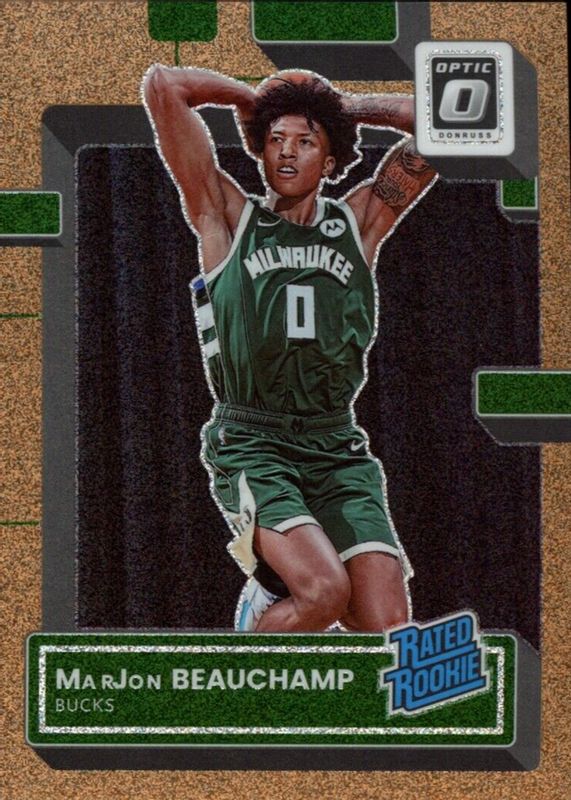 MarJon Beauchamp 2022 Optic #210 Copper Glitter /99 Rookie PSA 10