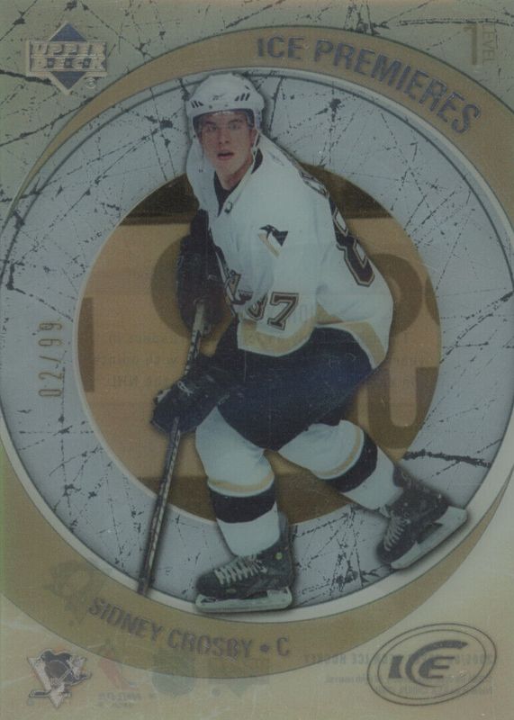 Sidney Crosby 2005 Upper Deck Ice #106 Base Rookie /99 PSA 10