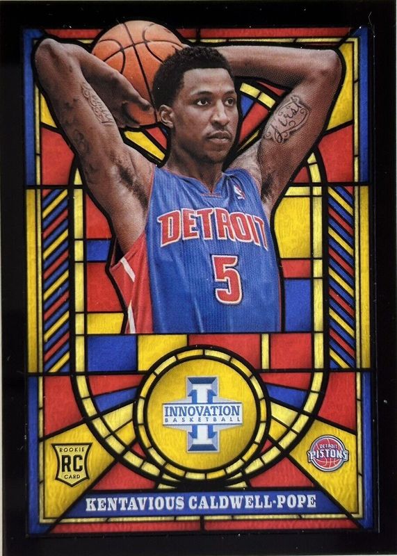 Kentavious Caldwell-Pope 2013 Innovation #6 Rookie Stained Glass - Gold /(SSP) Rookie PSA 10