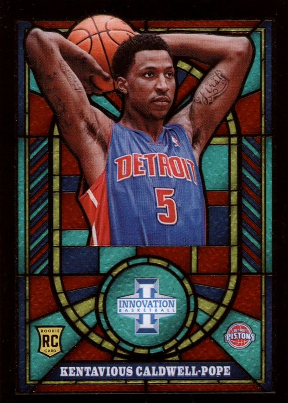 Kentavious Caldwell-Pope 2013 Innovation #6 Rookie Stained Glass - Light Blue /(SSP) RAW