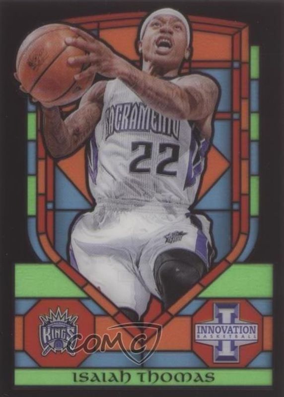 Isaiah Thomas 2013 Innovation #18 Stained Glass /(SSP) PSA 10