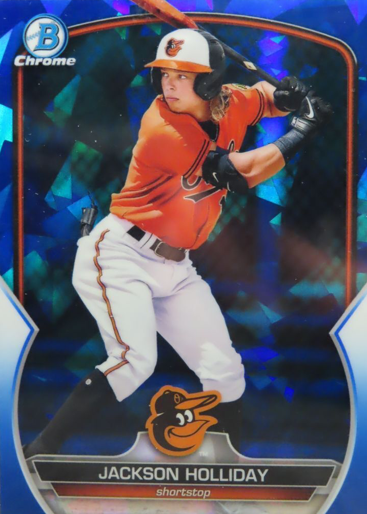 PSA9 Bowman Sterling くさり JACKSON HOLLIDAY Tek-Blue 25枚限定 