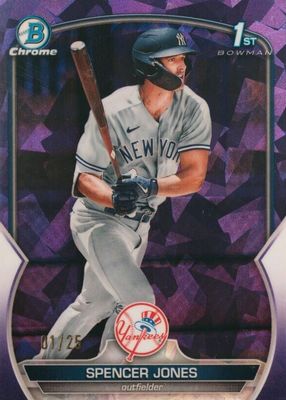 2023 Bowman Sapphire Edition #BCP-139 Chrome Prospects - Purple /25 (1st)
