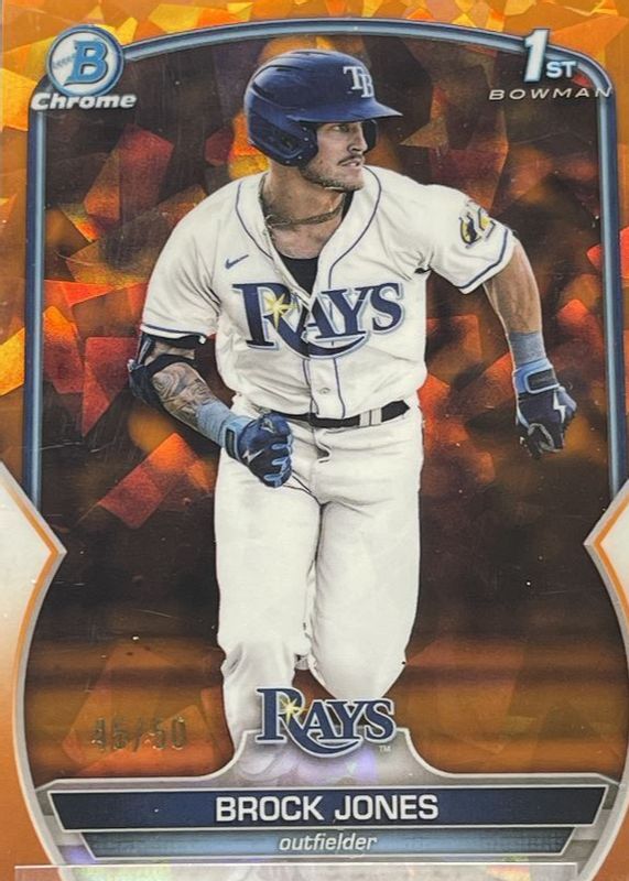 2023 Bowman Sapphire Edition #BCP-115 Chrome Prospects - Orange /50 (1st)