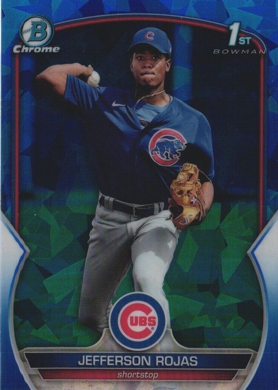 Jefferson Rojas 2023 Bowman Sapphire Edition #BCP-70 Chrome Prospects (1st) PSA 10