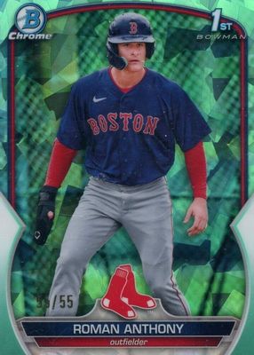 2023 Bowman Sapphire Edition #BCP-71 Chrome Prospects - Aqua /55 (1st)