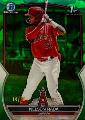 2023 Bowman Sapphire Edition #BCP-132 Chrome Prospects - Green /60 (1st)