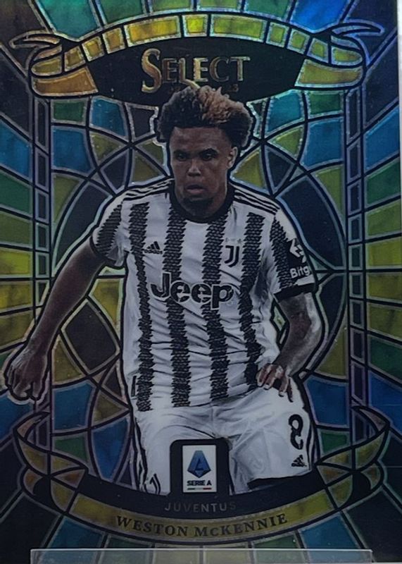 Weston McKennie 2022 Select Serie A #16 Stained Glass /(SSP) RAW