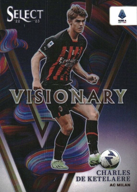 Charles de Ketelaere 2022 Select Serie A #1 Visionary /(SSP) RAW