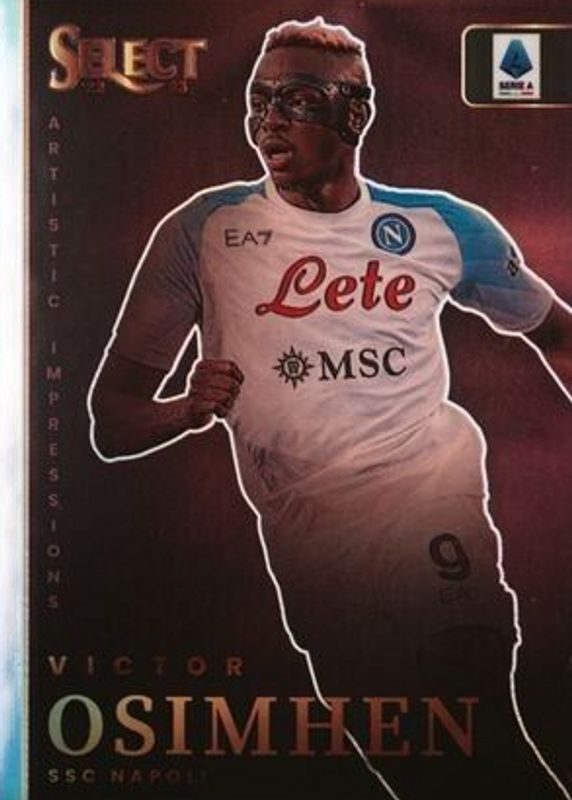 Victor Osimhen 2022 Select Serie A #24 Artistic Impressions /(SSP) PSA 10