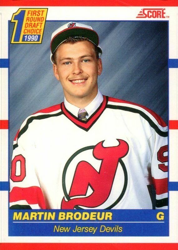 Martin Brodeur 1990 Score Canadian #439 Base Rookie PSA 9