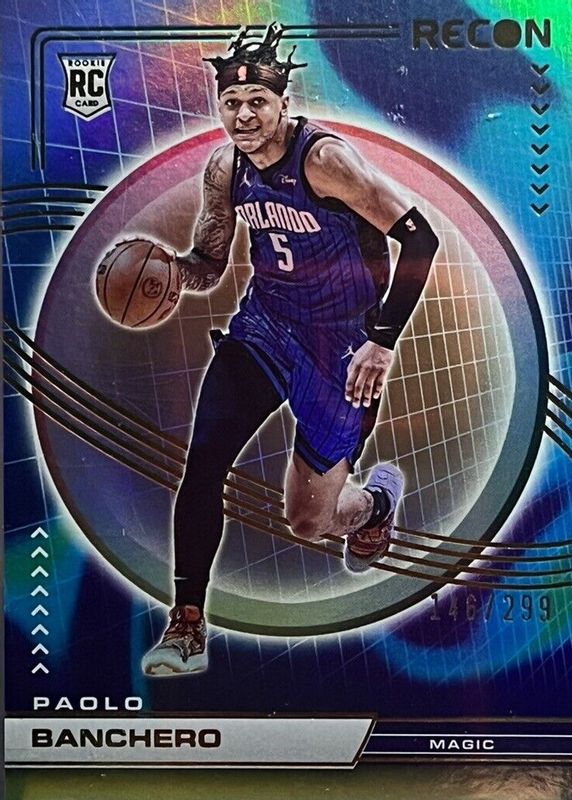 Paolo Banchero 2022 Recon #201 Bronze /299 Rookie SGC 9.5