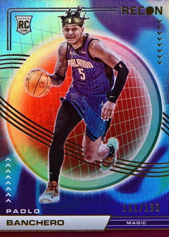 Paolo Banchero 2022 Recon #201 Red /199 Rookie RAW