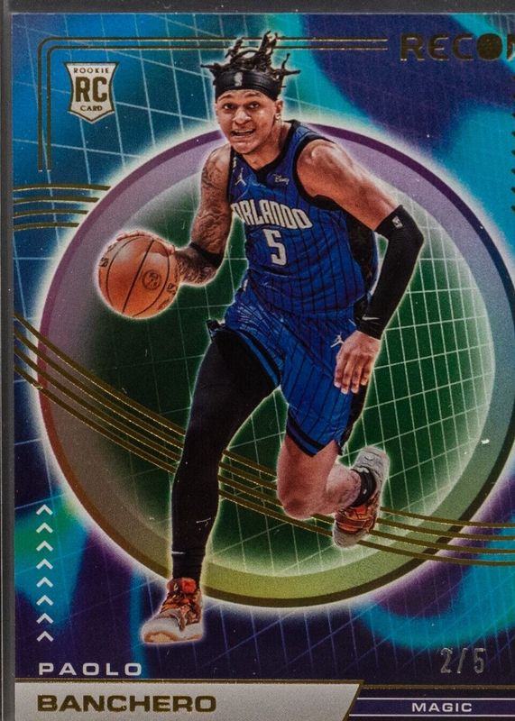 Paolo Banchero 2022 Recon #201 Green /5 Rookie SGC 9