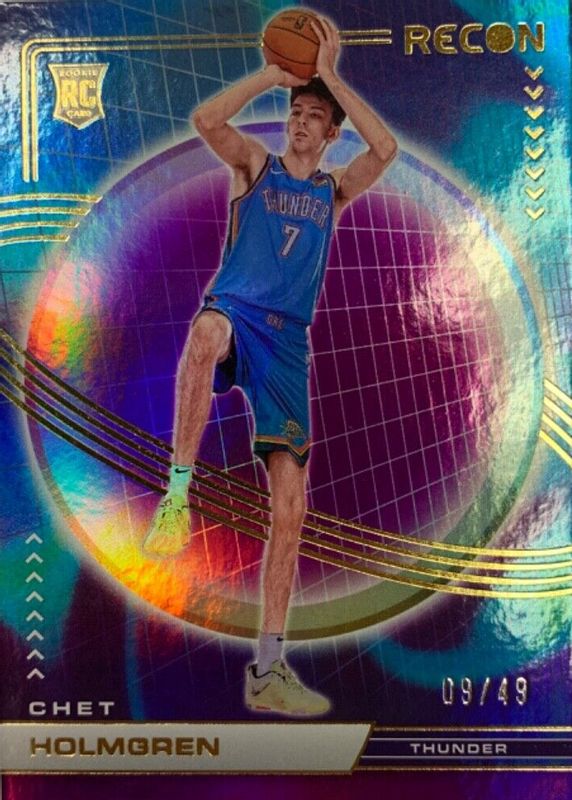 Chet Holmgren 2022 Recon #227 Purple /49 Rookie RAW