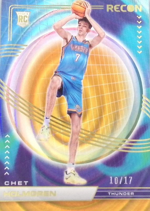 Chet Holmgren 2022 Recon #227 FOTL Orange /17 Rookie RAW
