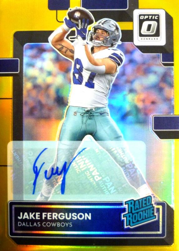 2022 Optic #289 Rated Rookie Autographs - Gold /10