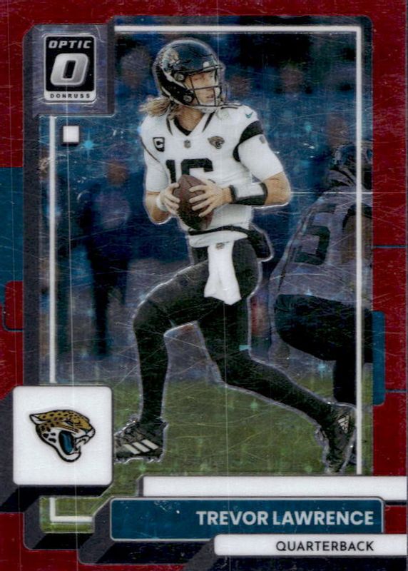 Trevor Lawrence 2022 Optic #88 Red Stars /(SSP) BGS 9.5