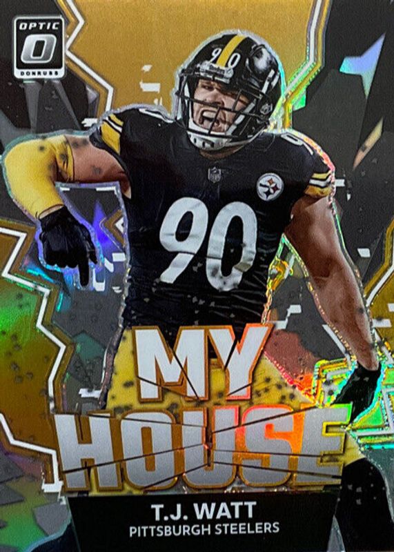 TJ Watt 2022 Optic #MH-20 My House! PSA 10