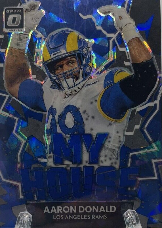 Aaron Donald 2022 Optic #MH-19 My House! - Ice /15 SGC 10