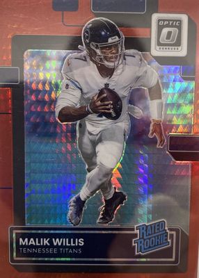 2022 Optic #203 Red Hyper