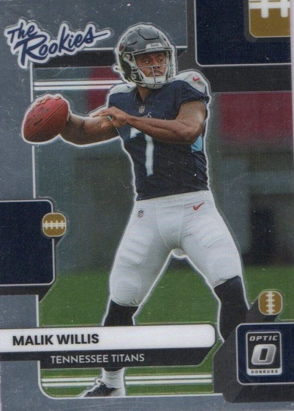 Malik Willis 2022 Optic #TR-2 The Rookies Rookie BGS 9