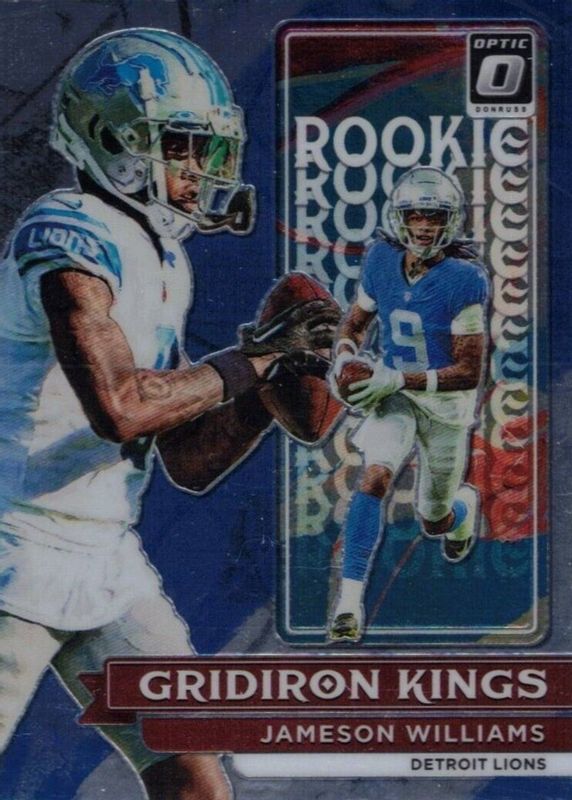 Jameson Williams 2022 Optic #RGK-7 Rookie Gridiron Kings PSA 10