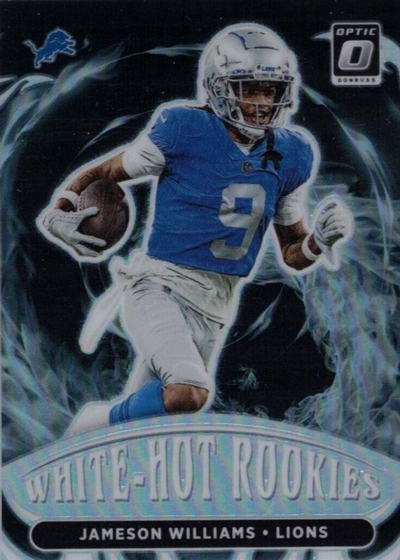 Jameson Williams 2022 Optic #WHR-4 White Hot Rookies PSA 10