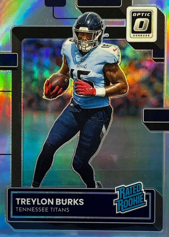 Treylon Burks 2022 Optic #212 Holo Rookie BGS 9