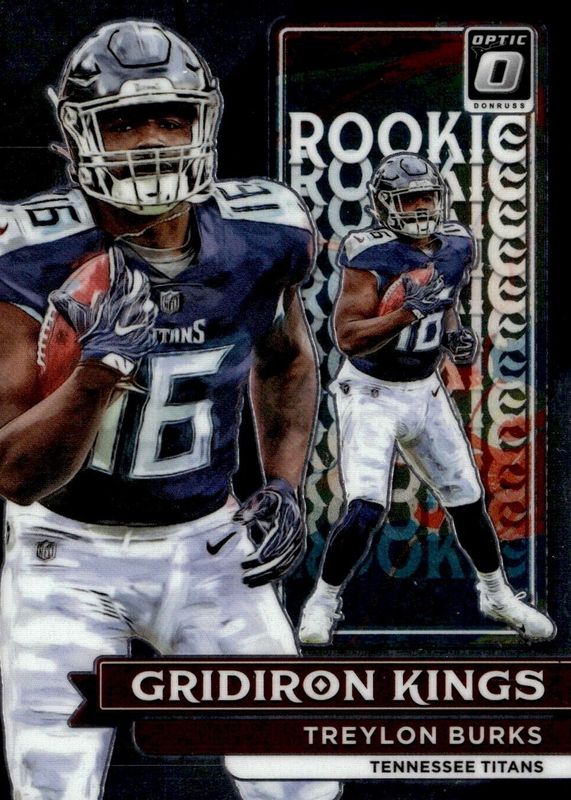 Treylon Burks 2022 Optic #RGK-9 Rookie Gridiron Kings Rookie BGS 9