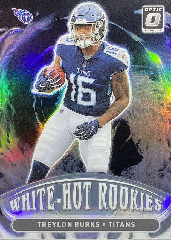 Treylon Burks 2022 Optic #WHR-5 White Hot Rookies BGS 9