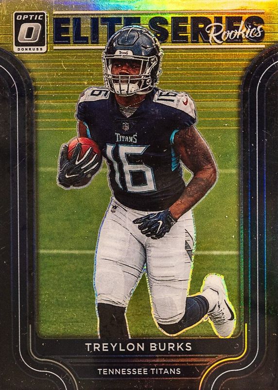 Treylon Burks 2022 Optic #ESR-9 The Elite Series Rookies - Gold /10 Rookie SGC 9.5