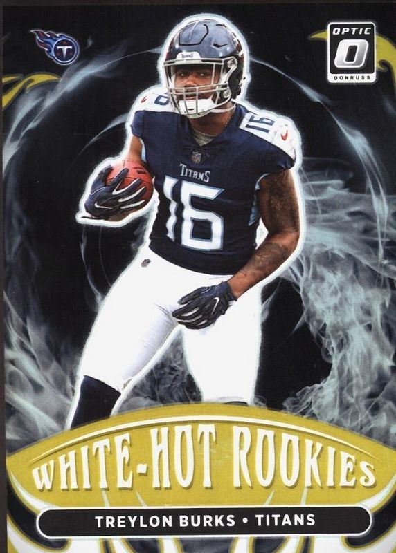 Treylon Burks 2022 Optic #WHR-5 White Hot Rookies - Gold /10 PSA 10