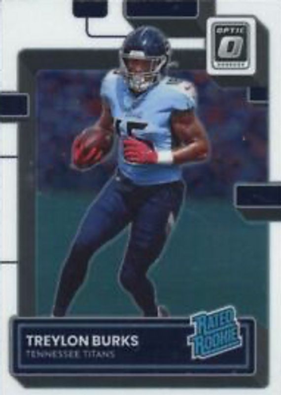 Treylon Burks 2022 Optic #212 Base Rookie SGC 9.5