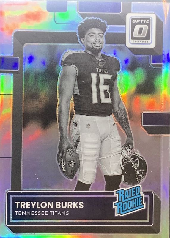 Treylon Burks 2022 Optic #212 Holo Variation Rookie SGC 9.5