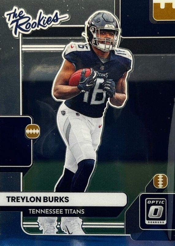 Treylon Burks 2022 Optic #TR-10 The Rookies Rookie BGS 9.5