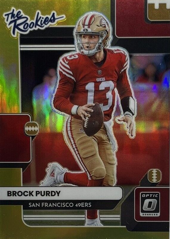 Brock Purdy 2022 Optic #TR-13 The Rookies - Gold /10 Rookie BGS 10 PRISTINE