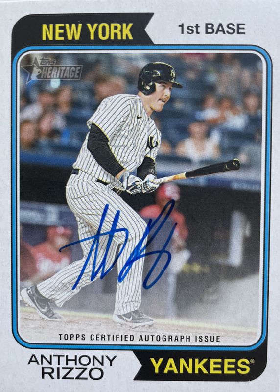 2023 Topps Heritage #ROA-AR Real One Autographs