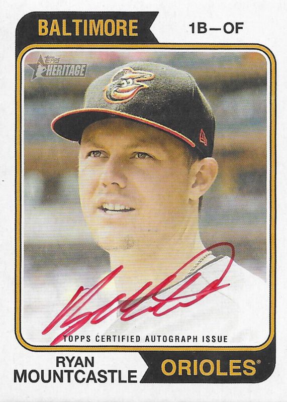 2023 Topps Heritage #ROA-RM Real One Autographs - Red Ink /74