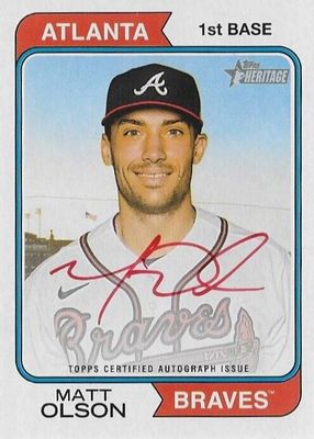 2023 Topps Heritage #ROA-MO Real One Autographs - Red Ink /74